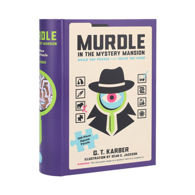 Murdle in the Mystery Mansion 500-Piece Jigsaw Puzzle