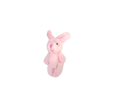 Miniature Plush Bunny Rabbit Pink
