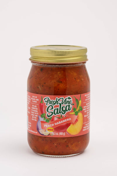 Fresh Vine Peach Habanero Salsa 16.5oz.