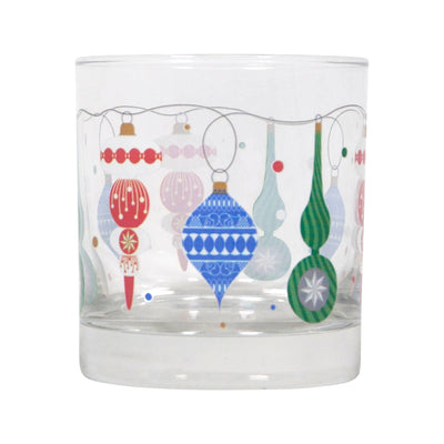 Deck the Halls Rocks Glass