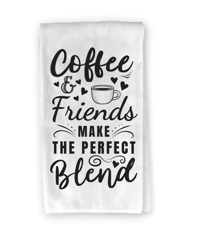 Drink Ink Kitchen Towel - Coffee and Friends