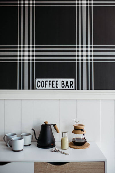 Coffee Bar Aluminum Sign