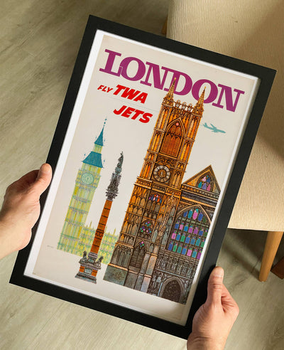 Trans World Airlines (London) 1960s Poster