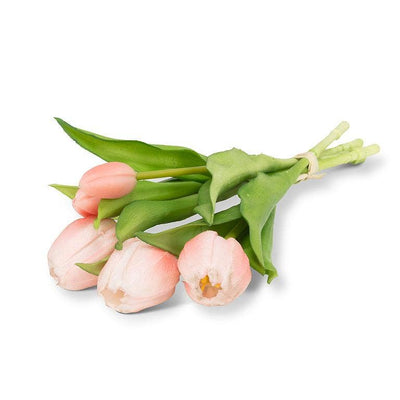 Lifelike 5 Stem Tulip Bunch-12"H
