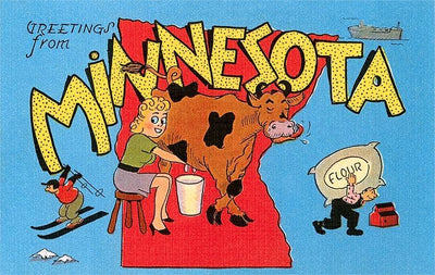 Postcard MN-324 Greetings from Minnesota