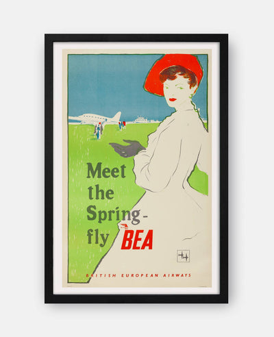 British European Airways (Meet the Spring – Fly BEA) 1950s