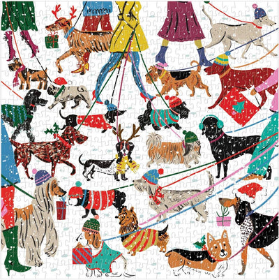 Winter Dogs 500 Piece Puzzle