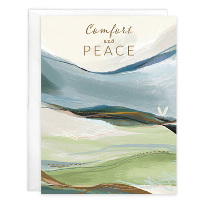 Sympathy Greeting Card - Peaceful Landscape