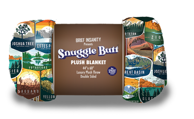 Take A Hike Parks of America Throw Blanket