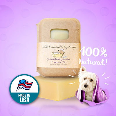 Lavender Dog Shampoo Bar | Dog Soap Bar | Pet Shampoo Bar