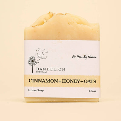 Cinnamon Honey Oats Bar Soap | All Natural Artisan Soap Bar