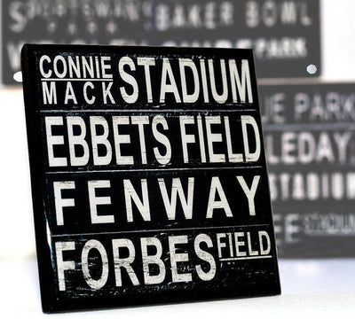 Play Ball: Classic Baseball Field Drink Coaster Set