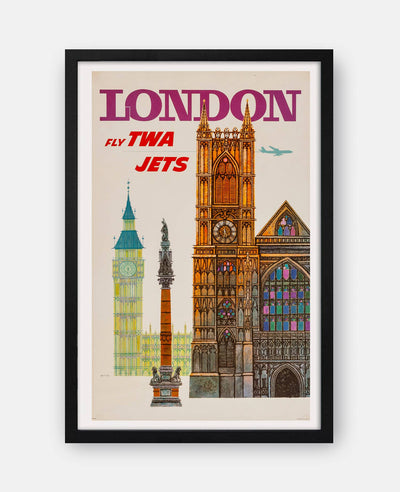 Trans World Airlines (London) 1960s Poster