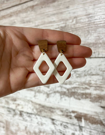 Diamond Cutout Dangles