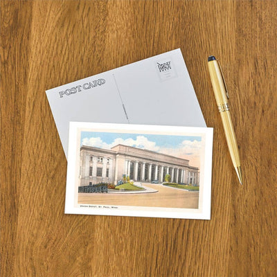 Postcard MN-12 Union Depot, St. Paul