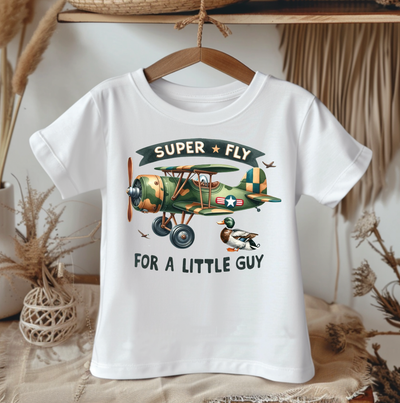 Super Fly for a Little Guy, Pilot Airplane Mallard Boys Tee
