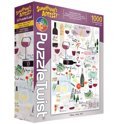 Wine, Vino, Vin PuzzleTwist Puzzle