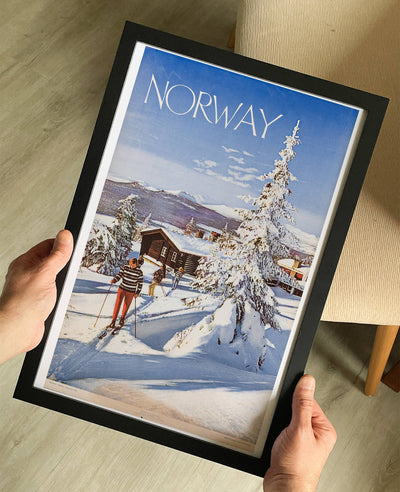 Norway – Vintage Travel Poster Print