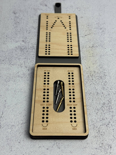 Cribbage Board - Folding Leatherette, Haven’t Been Every