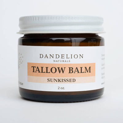 Citrus Tallow Balm with Jojoba Oil & Geranium - Sunkissed