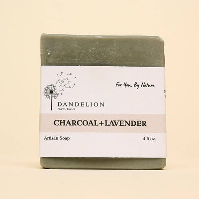 Charcoal & Lavender Artisan Bar Soap | All Natural Bar Soap