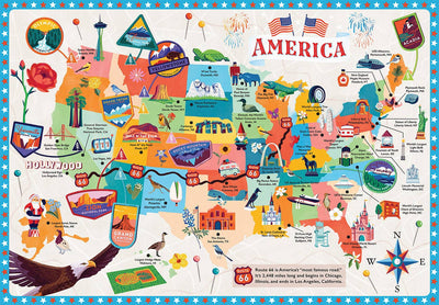 Road Trip America 1000 Piece Kids Puzzle