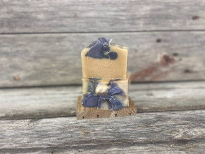 Lilac & Violets goat milk bar soap