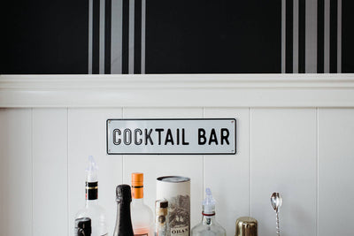 Cocktail Bar Aluminum Sign