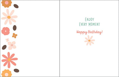 Birthday Greeting Card - Cup & Books