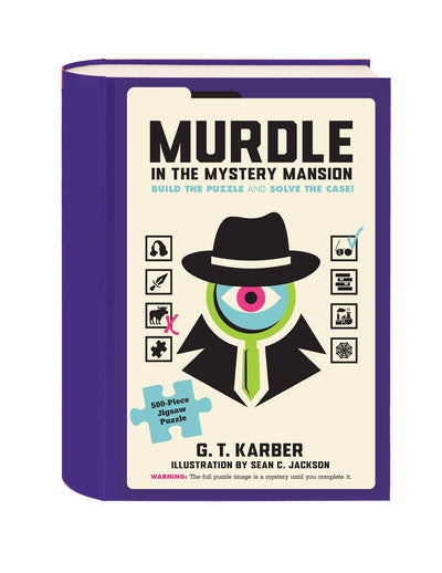 Murdle in the Mystery Mansion 500-Piece Jigsaw Puzzle