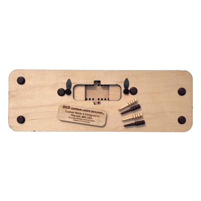 A Day at the Cabin Travel 2 Track Cribbage Board