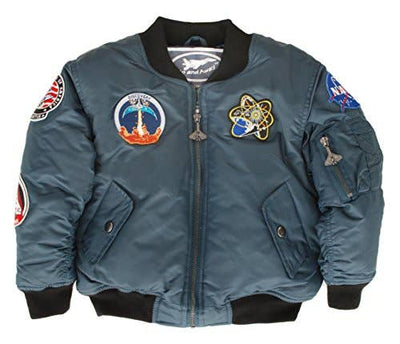Space Shuttle Youth Jacket Blue