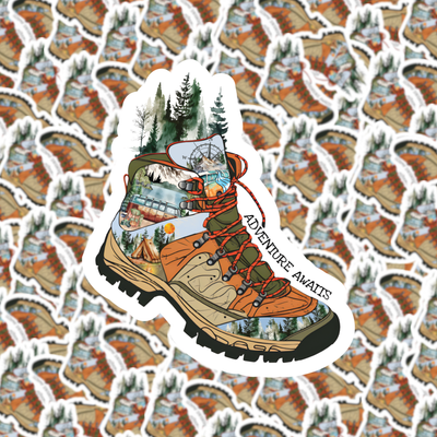 Adventure Awaits Sticker