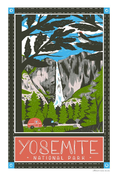Yosemite National Park Tea Towel