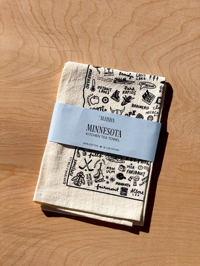 State of Minnesota Tea Towel