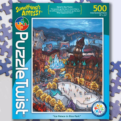 Ice Palace in Rice Park PuzzleTwist Puzzle