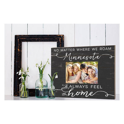 Weathered Slat Photo Frame Feels Like Home Minnesota
