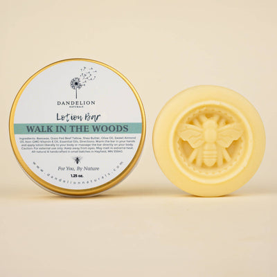 Tallow Lotion Bar with Lemongrass, Cedarwood, Eucalyptus