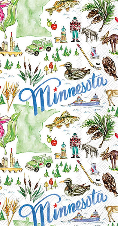 Paper Guest Towels 16 Ct Minnesota Mn State Collection