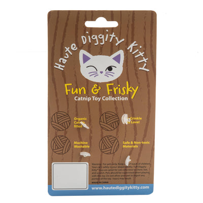 Kitty Vuiton Balls (Monogram) Organic Catnip Toys