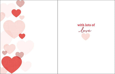 Valentine Happy Hearts Card