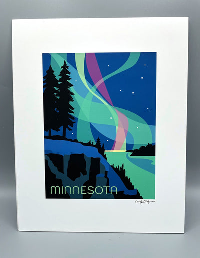 Northern Lights Print 11x14in