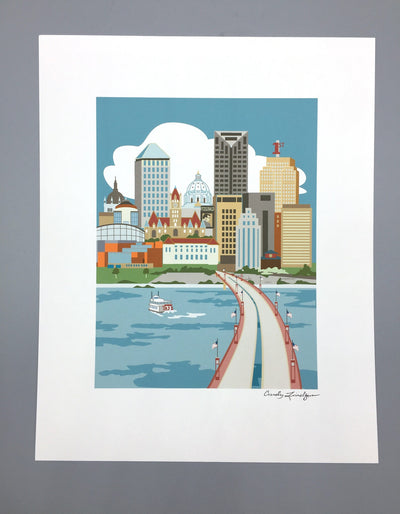 St. Paul River View Print