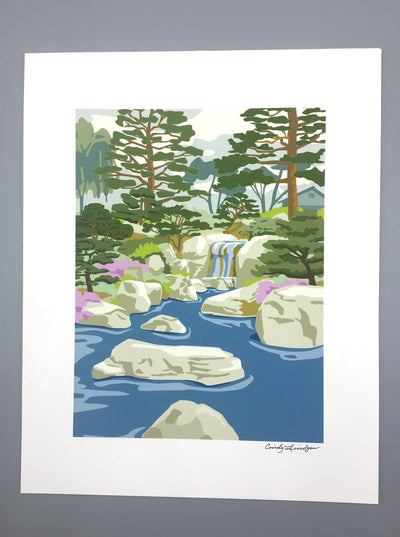 Como Japanese Garden Art Print (8x10")