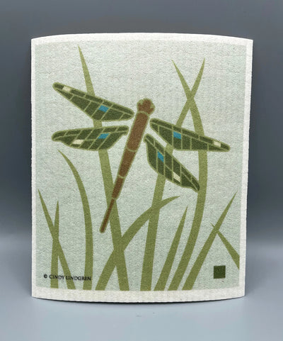 Dragonfly, Swedish Dishcloth