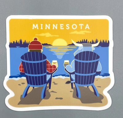 Bunyan Sunset Sticker