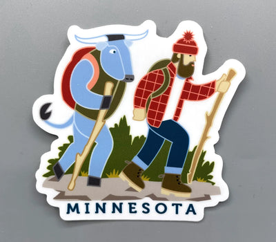 Bunyan Hiking Sticker