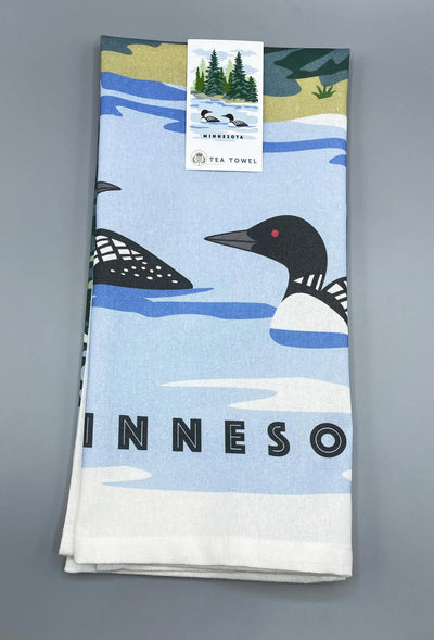 Loon Lake Tea Towel