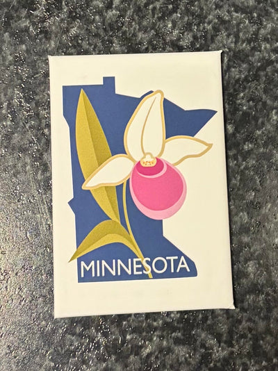 Minnesota Lady Slipper Magnet