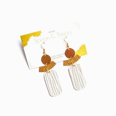 Dawn Suede Statement Earrings